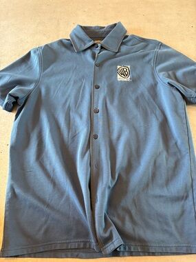 Warner Bros. Blue Button-Front Casual Shirt - Men's